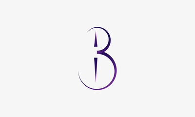 Letter B logo icon design template elements - vector sign for Corporate Banner, Business card