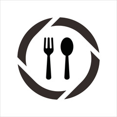 design template food logo icon vector