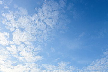 Blue sky and white clouds for background