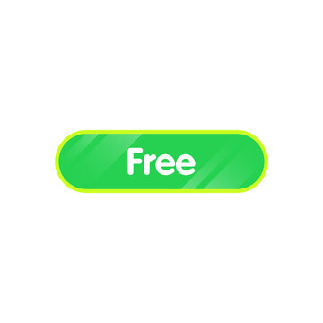 Vector Modern Glossy Free Button