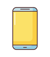 yellow smartphone icon