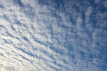 Blue sky and white clouds for background
