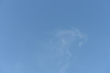 Blue sky and white clouds for background