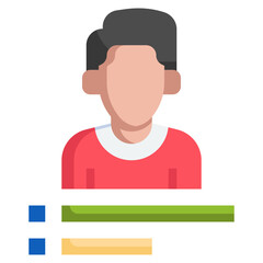 SKILL flat icon,linear,outline,graphic,illustration