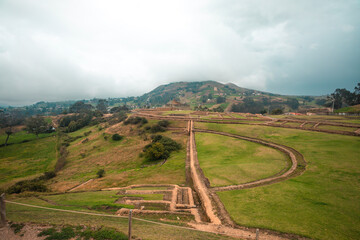 Ingapirca the largest known Inca ruins in Ecuador.