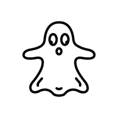 Black line icon for thriller filmmaking