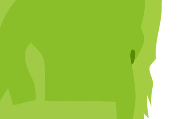 Green color background. Abstract vector. Modern geometric design. 3D digital illustration.