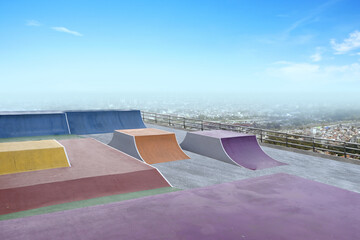 Skate or BMX playground