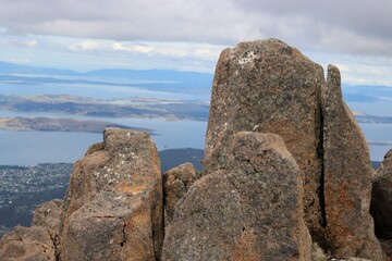 rocks on the mountain