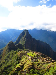 Ruinas de Machu Picchu, Maravilla del Mundo, Perú.
