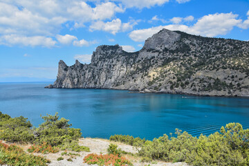 Scenic view of Cape Kapchik in Novyi Svet