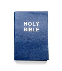 Holy Bible on white background