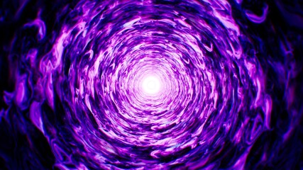 Abstract Purple Poison Cloud Tunnel Background