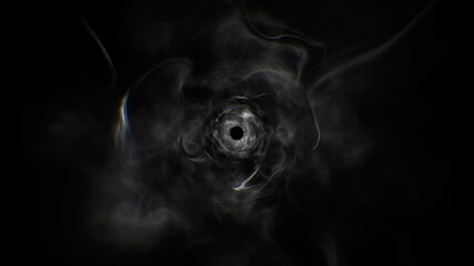 Abstract Smoke Tunnel Effect Background