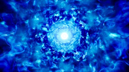 Blue Flame Energy Burst Background