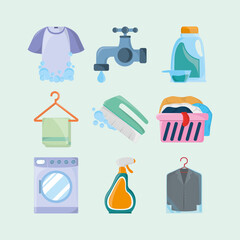 laundry objects icons