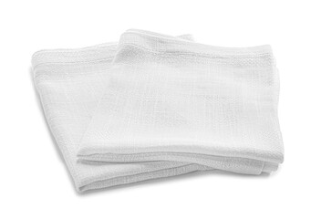 Obraz na płótnie Canvas Fabric napkins on white background
