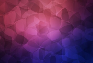 Dark Purple, Pink vector gradient triangles pattern.