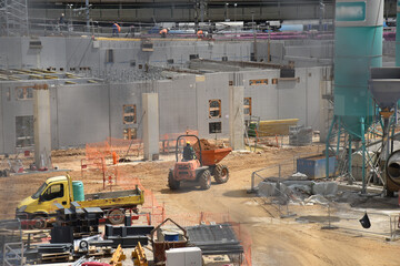 chantier de construction de bâtiment