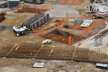 chantier de construction de bâtiment