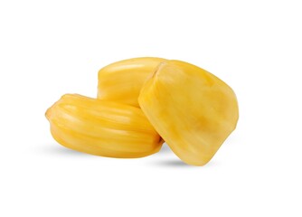 Jackfruit (Artocarpus heterophyllus) isolated on a white background