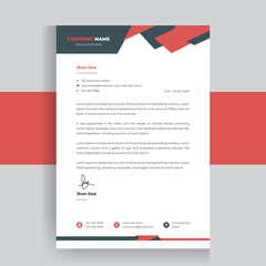 Professional Creative Letterhead Design Template For your Business