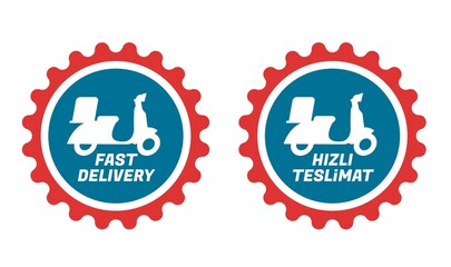 free shipping vector icon, fast delivery