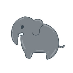 An image of a elephant representing E in English