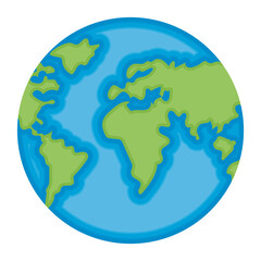 global planet illustration
