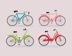 four color bike