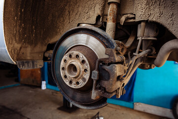 car brake change in service