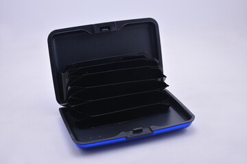 Portable calling card file case with RFID protection