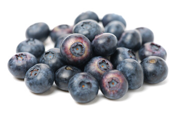 Blueberry on a white background