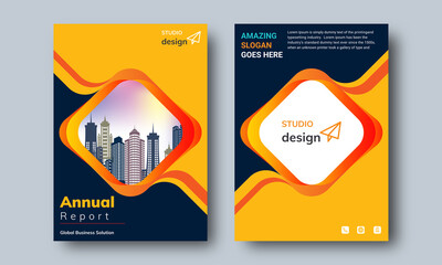 Annual Report Layout Design Template, Background Business Book Cover Design. Can
 be adapt to  Annual Report, Flyer,  Poster, Presentation, Magazine, Portfolio, Brochure, Booklet, etc.
