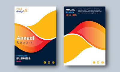 Annual Report Layout Design Template, Background Business Book Cover Design. Can
 be adapt to  Annual Report, Flyer,  Poster, Presentation, Magazine, Portfolio, Brochure, Booklet, etc.
