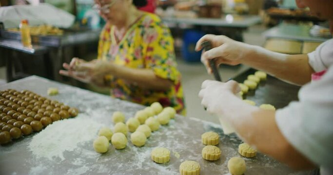 Cookie and Biscuit Factory Specializing in Moon Cakes at Miri, East Malaysia