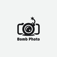 bomb photo logo