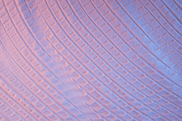 Trendy neon pink and blue sand background with diagonal cross stripes, disco abstract background.