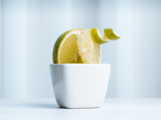 Green lemon white decor lime