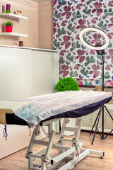 Healthcare Conceots. Interior of Modern Professional Beauty and Depilation Salon