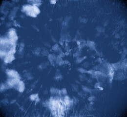Indigo Tie Dye. Artistic Multi Pattern. Hippie