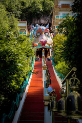 Fototapeta na wymiar Wat Ban Tham temple and cave in Kanchanaburi, Thailand
