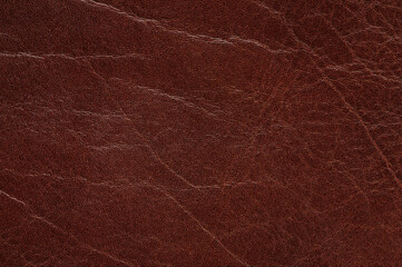 Texture of brown leather background