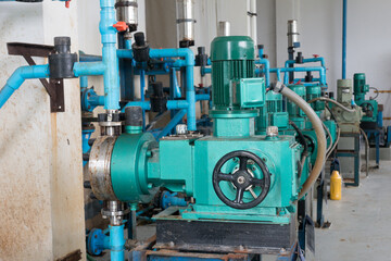 The Old Water pump system of  water treatment plant