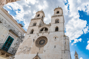 Fototapeta premium Altamura in the summer sun. Warm Puglia.