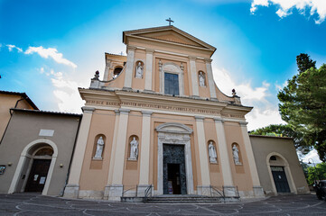 Fototapeta na wymiar church of san valentino patron saint of terni
