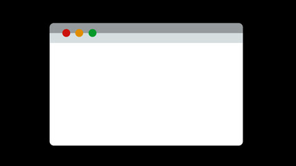 Minimal Mac Window Interface