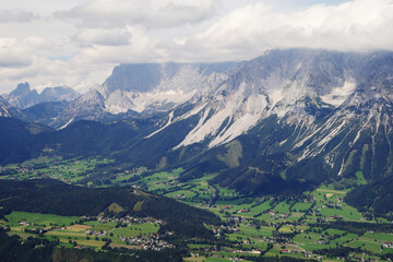Fototapeta premium Dachstein mountain massive in Styria, Austria