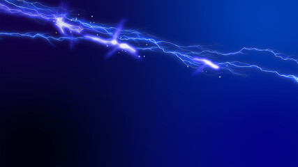 稲妻の青いアブストラクト背景2