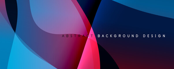Fototapeta premium Trendy simple fluid color gradient abstract background with dynamic wave line effect. Vector Illustration For Wallpaper, Banner, Background, Card, Book Illustration, landing page
